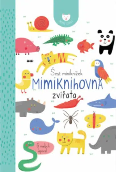 6 miniknížek - Mimiknihovna zvířata
