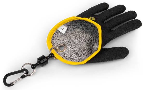 Black cat rukavice landing glove left levá - xl