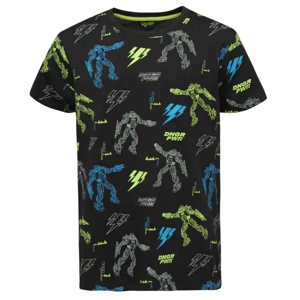 Lewro BRADBURY Chlapčenské tričko, čierna, veľkosť 140-146