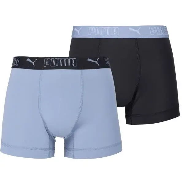 Puma M SPORT MICROFIBER BOXERS 2P Pánske boxerky, svetlomodrá, veľkosť