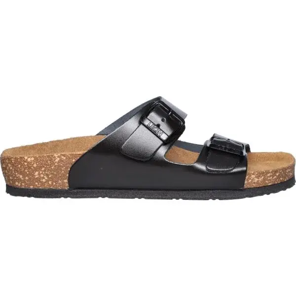 LEONS SPORT Dámske šľapky, čierna, veľkosť