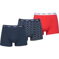 Fila BOXER ELASTIC WITH LOGO BOX OF 3 PIECES Pánske boxerky, tmavo modrá, veľkosť