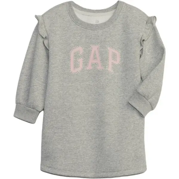 GAP BABY Dievčenské šaty, sivá, veľkosť