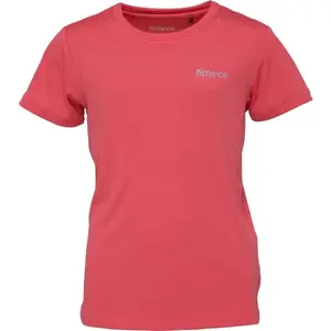 Fitforce OLVE Detské fitness tričko, lososová, veľkosť 152-158