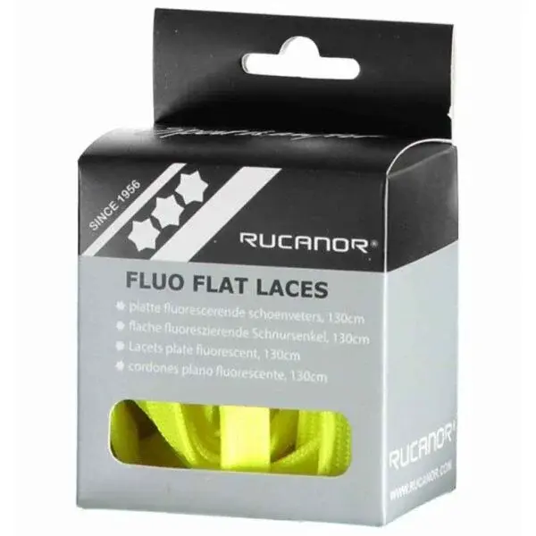 Rucanor SHOE LACES šnúrky, žltá, veľkosť