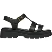 Geox D ADACTER S Dámske sandále, čierna, veľkosť