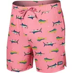 SAXX OH BUOY 2N1 Pánske plavecké šortky, ružová, veľkosť