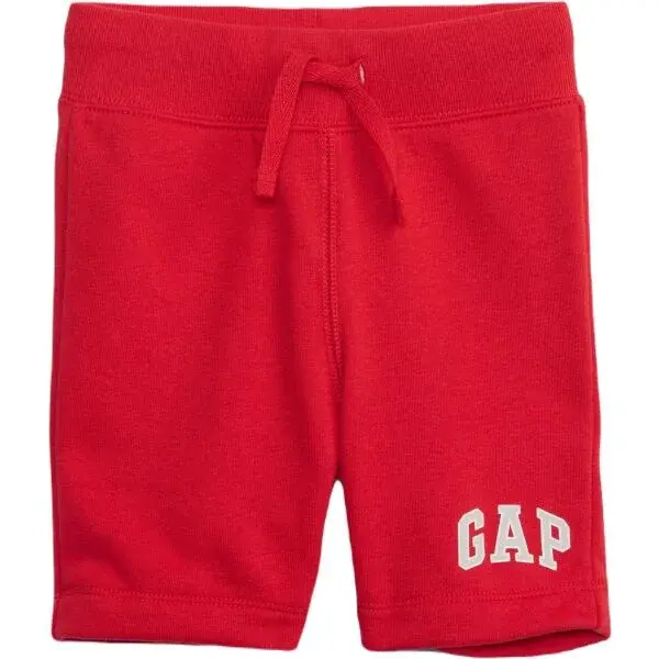 GAP LOGO SLIDE Chlapčenské šortky, červená, veľkosť