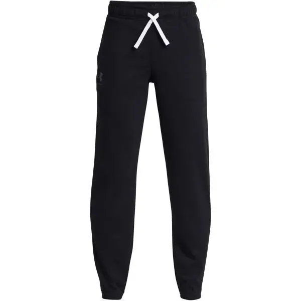 Under Armour RIVAL Chlapčenské tepláky, čierna, veľkosť L