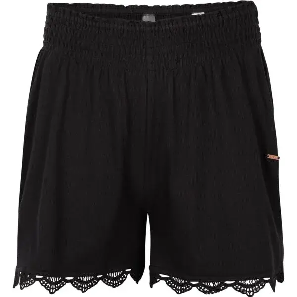 O'Neill SMOCKED SHORTS Dámske šortky, čierna, veľkosť