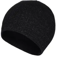 Lewro BISA Dievčenská pletená čiapka, čierna, veľkosť 4-7Y