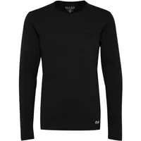 BLEND T-SHIRT L/S Pánske tričko s dlhým rukávom, čierna, veľkosť