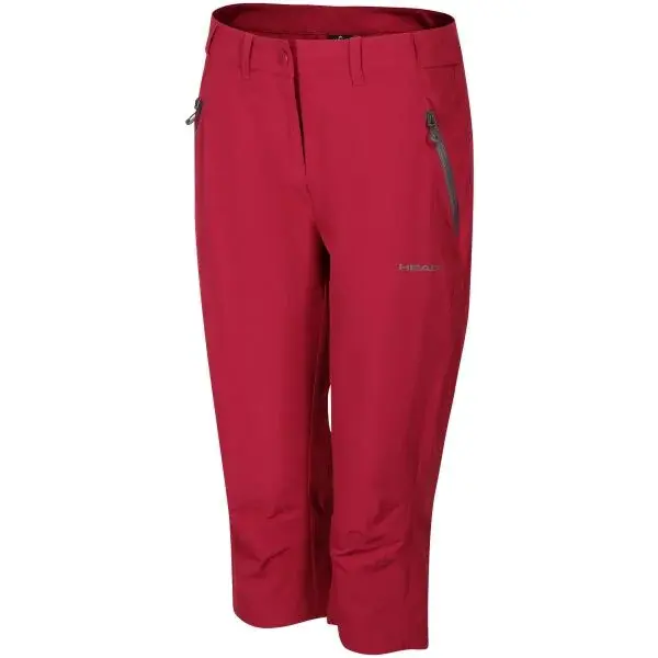 Head LODA Dámske outdoorové 3/4 nohavice, vínová, veľkosť