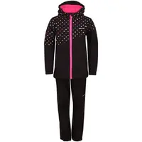 Lewro WISDOM Detský softshellový set, čierna, veľkosť 164-170