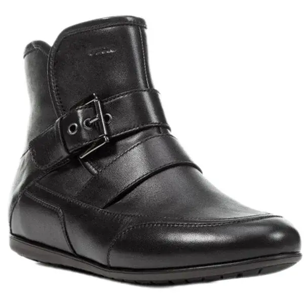 Geox D NEW MOENA Dámska členková obuv, čierna, veľkosť