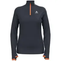 Odlo W MID LAYER 1/2 ZIP AXALP CERAMIWARM Dámska funkčná stredná vrstva, čierna, veľkosť