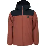 Quiksilver OVERCAST 3K WARM JACKET Pánska bunda, vínová, veľkosť