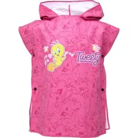 Warner Bros TWEETY PONCHO S Detské pončo z rýchloschnúceho materiálu, ružová, veľkosť