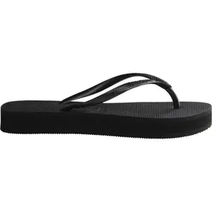 HAVAIANAS SLIM FLAT FORM Dámske žabky, čierna, veľkosť 35/36
