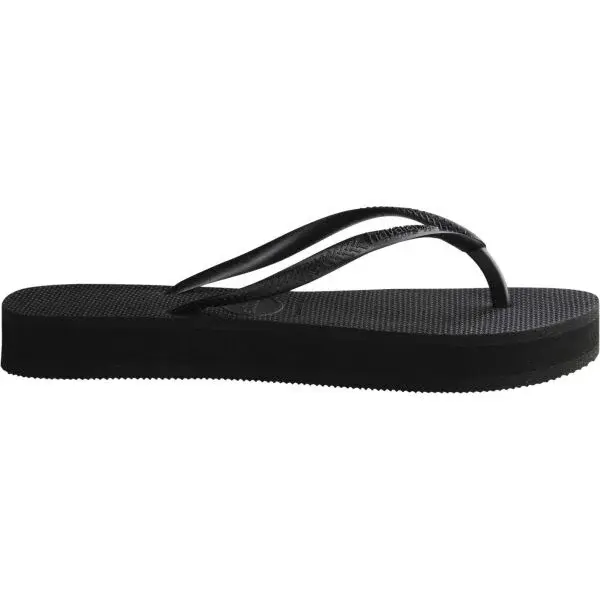 HAVAIANAS SLIM FLAT FORM Dámske žabky, čierna, veľkosť 35/36