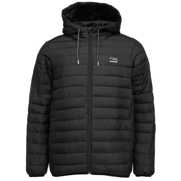 Quiksilver SCALY HOOD Pánska bunda, čierna, veľkosť