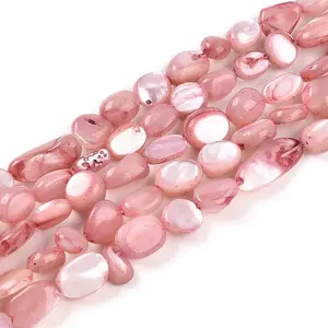 Natural White Shell Beads Strands