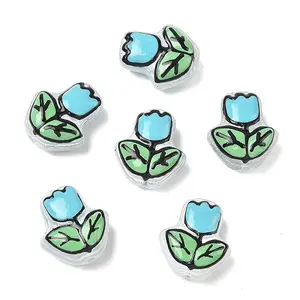 Transparent Glass Enamel Beads
