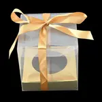 Transparent PET Cupcake Packing Boxes with Paper Base