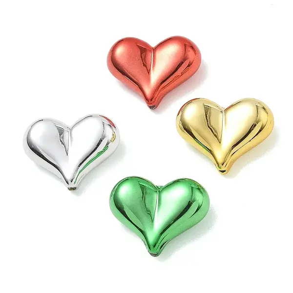 Christmas UV Plating Acrylic Beads
