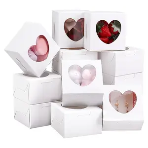 Square Kraft Paper Muffin Storage Gift Boxes