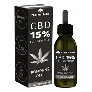 PHARMA ACTIV CBD 15% full spectrum konopný olej 10 ml