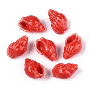 Handmade Printed Porcelain Beads
