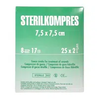 STERILKOMPRES 7.5x7.5cm 25x2 ks
