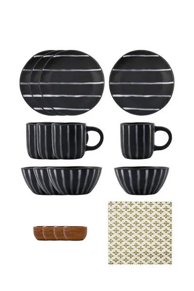 House Doctor  Pikniková sada pre 4 osoby  Brunch HDLine 17-pack