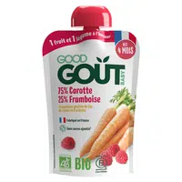 GOOD GOUT Mrkev s malinami 4m+ BIO 120 g