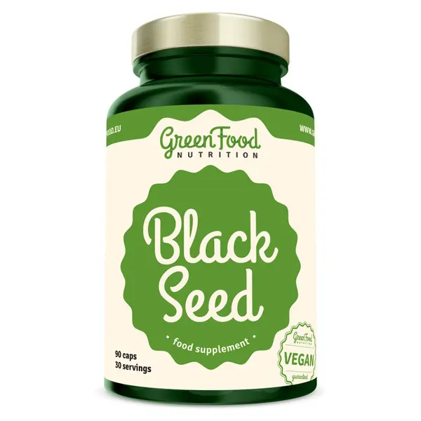 GREENFOOD NUTRITION Black seed černý kmín 90 kapslí