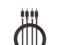 Kabel 2x Cinch konektor/2x Cinch konektor 2m NEDIS CABW24200AT20