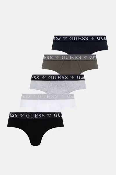Guess  slipy pánské bavlněné s elastanem 5-pack