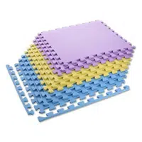 ONE Fitness MP10 ochranná puzzle podložka žlutá-modrá-fialová sada