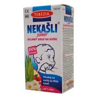 TEREZIA Nekašli junior 100% přírodní bylinný sirup na kašel 150 ml