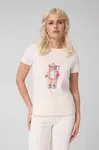 Guess fabrizia skiing bear cn ss t-s xl