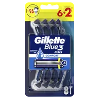 GILLETTE Blue3 Jednorázový holící strojek 6 + 2 kusy