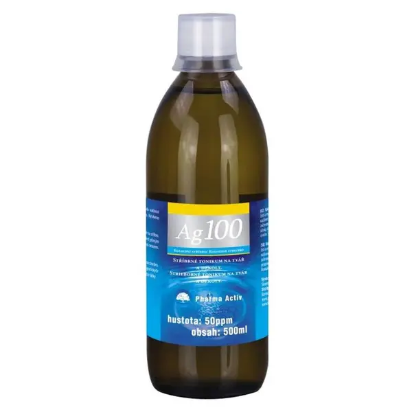 PHARMA ACTIV Koloidní stříbro Ag100 50 ppm 500 ml