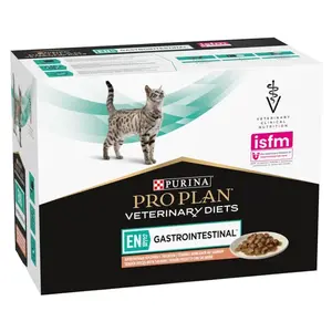 PURINA PRO PLAN Vet Diets EN St/Ox Gastrointestinal Salmon kapsička pro kočky 10x85 g