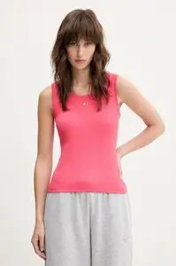 Tommy Jeans  top dámský bavlněný s elastanem