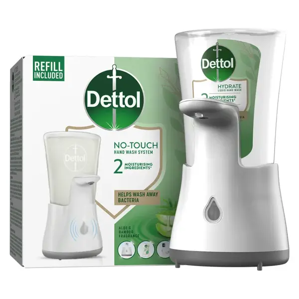 DETTOL Bezdotykový dávkovač mýdla Aloe Vera 250 ml