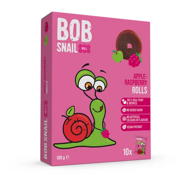ŠNEK BOB jablečno-malinové rolky 100 g