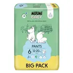 MUUMI BABY Walkers 6 Junior 12-20 kg kalhotkové eko pleny 52 ks, poškozený obal