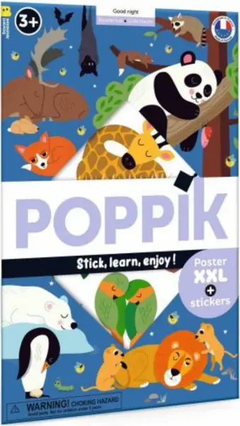 Vzdělávací samolepkový plakát Dobrou noc