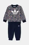 Dětská tepláková souprava adidas Originals tmavomodrá barva, JC8049